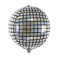 HOLOGRAPHIC DISCO BALLOON 40CM