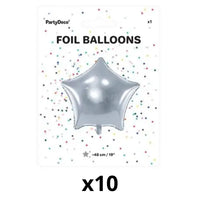 BALLON ETOILE 48CM ARGENT