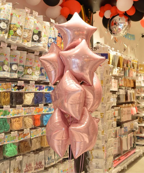 BOUQUET OF 10 45CM ALUMINUM BALLOONS