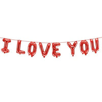 GUIRL “I LOVE YOU” RED LETTER BALLOONS