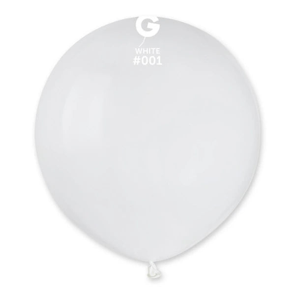 lot de ballons blancs 48 cm en latex biodégradable pour décoration de fête