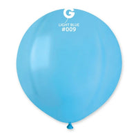 lot de ballons bleu clair 48 cm en latex biodégradable pour décoration de fête