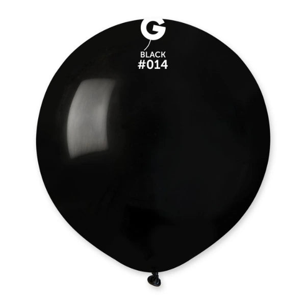 lot de ballons noirs 48 cm en latex biodégradable pour décoration de fête