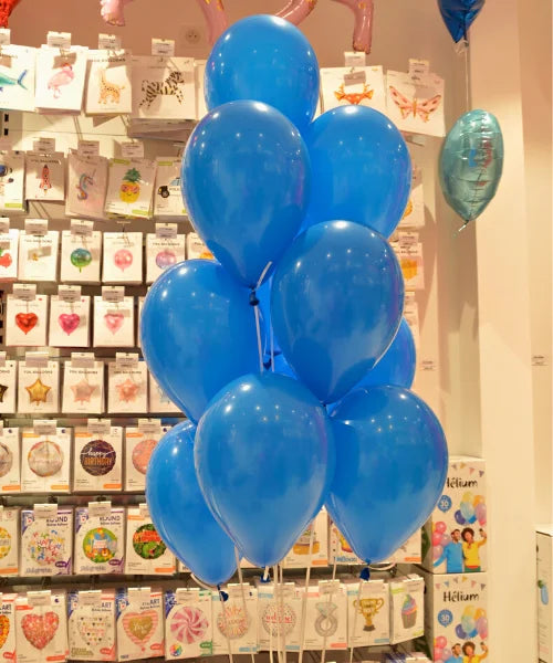 BLUE COLOR LATEX BALLOON BAGS 28/30CM