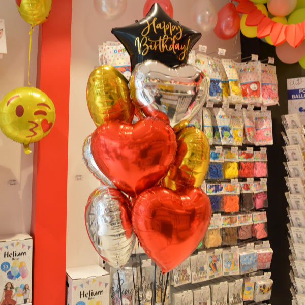 HEART BALLOON 45CM RED