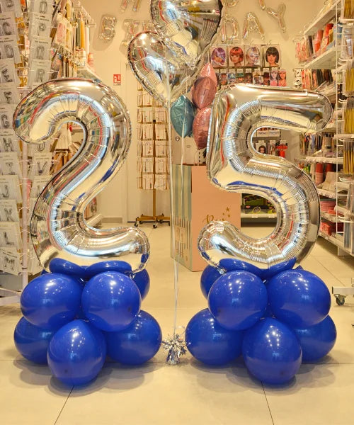 BAGS OF ROYAL BLUE COLOR LATEX BALLOONS 28/30CM