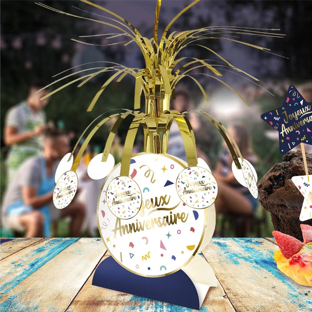 ANNIV BLUSH CENTERPIECE