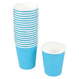 SET OF 20 WHITE CARDBOARD CUPS 23CL FESTIVE AND SUSTAINABLE TABLE DECOR