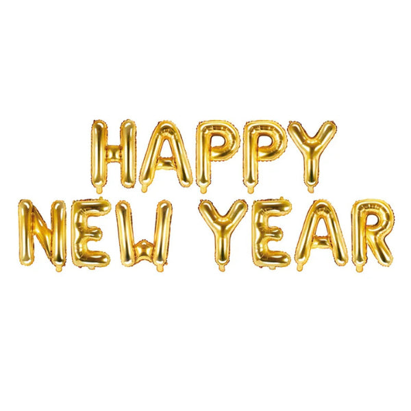 HAPPY NEW YEAR CARDBOARD GARLAND 170CM