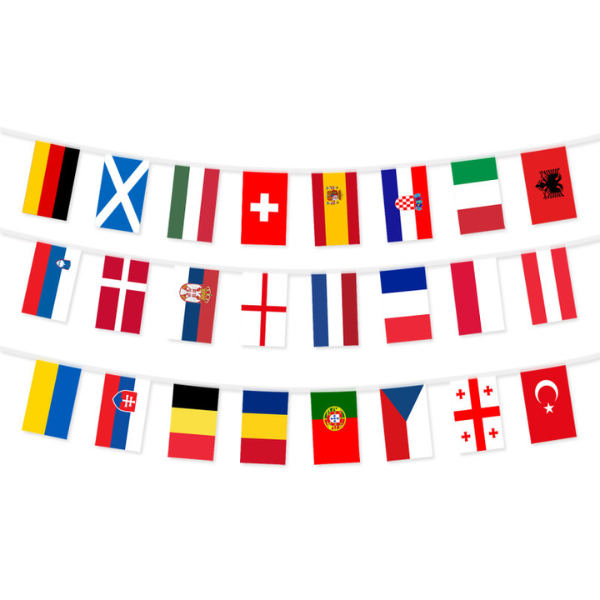 EURO 2024 FLAG GARLAND (5M) 