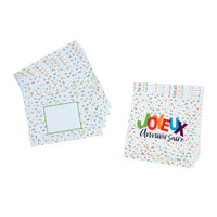 SET 6 INVITATIONS+PAPER BIRTHDAY ENVELOPES