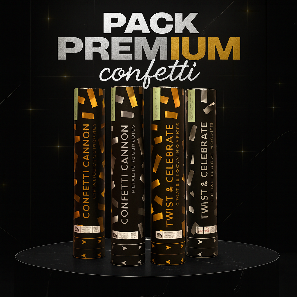 Pack Full Party Rectangles – Or & Argent