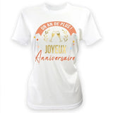 T-SHIRT A DEDICACER FEMME ANNIVERSAIRE L