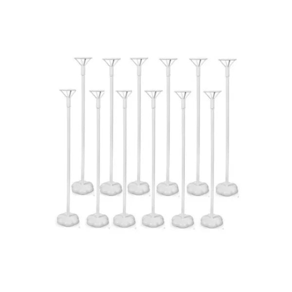 12 BALLOON RODS ON STAND 43 CM