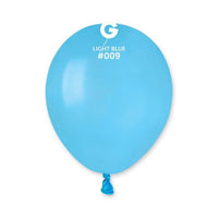 Ballon latex 13cm couleur bleu ciel