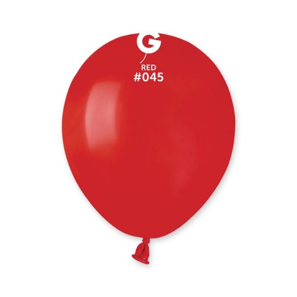 Ballon latex 13cm couleur rouge