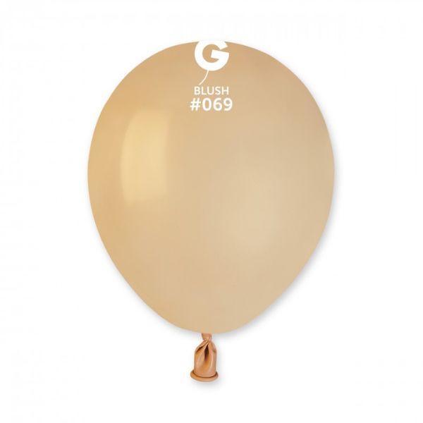 Ballon latex 13cm couleur blush