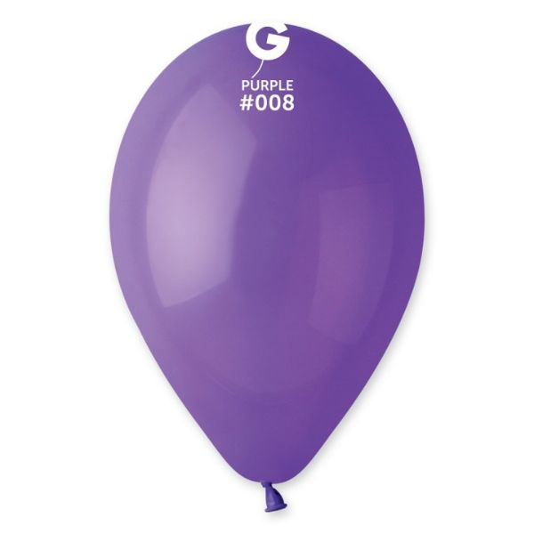 BAGS OF PURPLE COLOR LATEX BALLOONS 28/30CM 