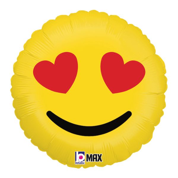 ballon émoji amour 