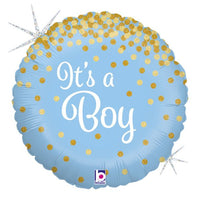 ballon rond it's a boy