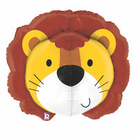 3D LION HEAD BALLOON 63CM