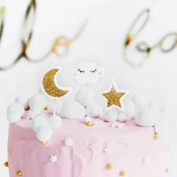 BOUGIES DÉCO LITTLE STAR X5