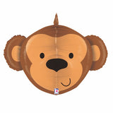 3D MONKEY HEAD BALLOON 69CM