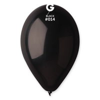 BAGS OF BLACK COLOR LATEX BALLOONS 28/30CM 