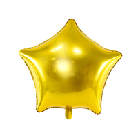 ballon étoile dorée