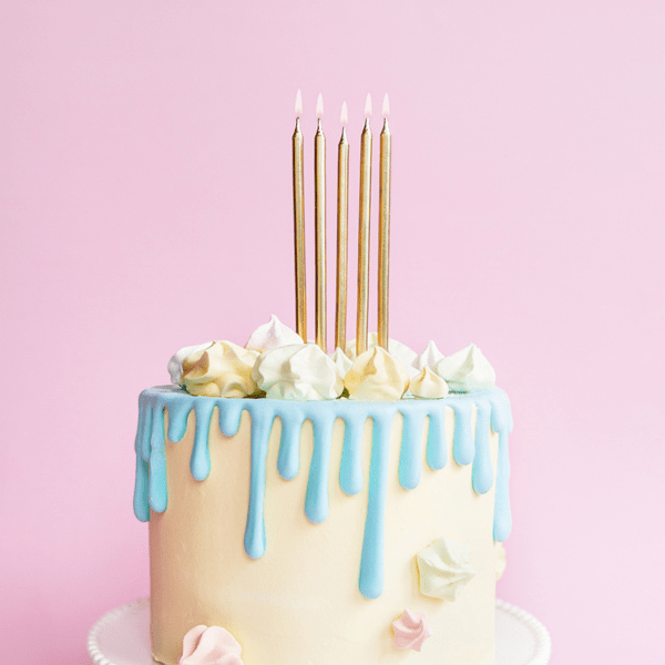 BOUGIES OR 12,5CM X12