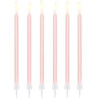 PINK CANDLES 14CM X12 