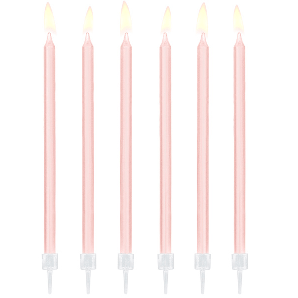 PINK CANDLES 14CM X12 