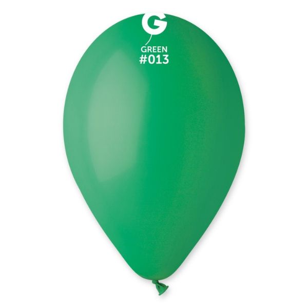 SACHETS DE BALLONS LATEX COULEUR VERT 28/30CM