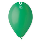 BAGS OF LATEX BALLOONS COLOR GREEN 28/30CM