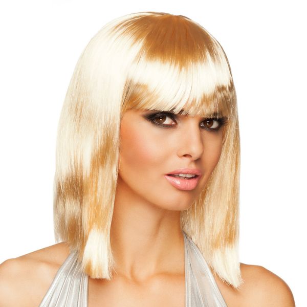 PERRUQUE DANCE BLOND - L'ACCESSOIRE DE FÊTE INCONTOURNABLE