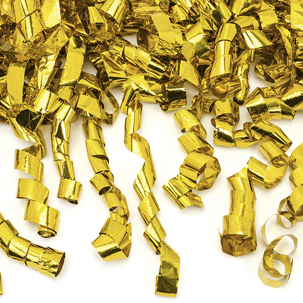 CONFETTI CANNON 40CM GOLD STREAMS