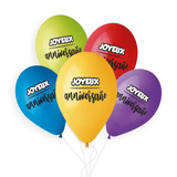 ballons multicolore avec ecriture joyeux anniversaire