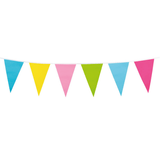 10M MULTICOLOR PENNANT GARLAND 