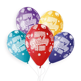 ballons anniversaire multicolore 33cm