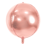 ballon rond rose gold