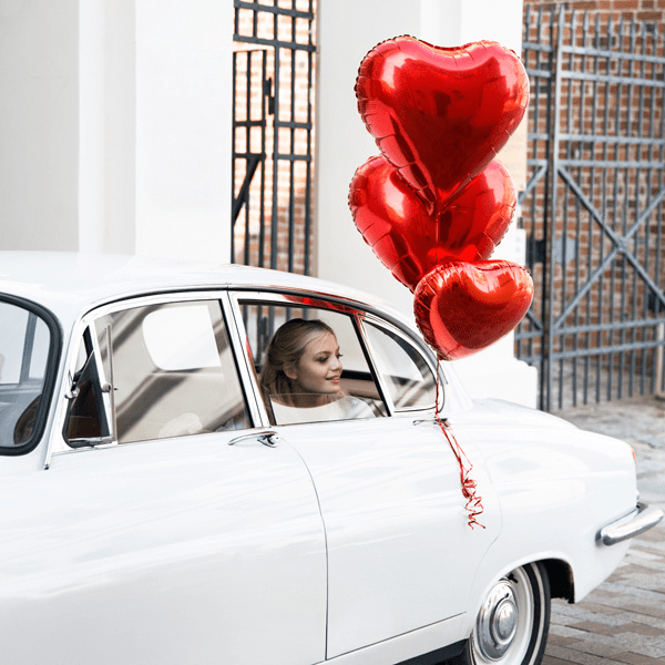 ballon cœur rouge 