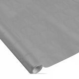 NAPPE PAPIER DAMASSE GRIS 1,18X5M