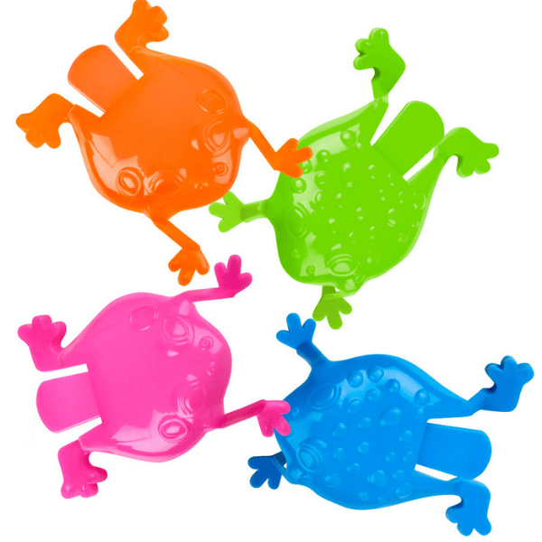 SET 4 JUMPING FROGS