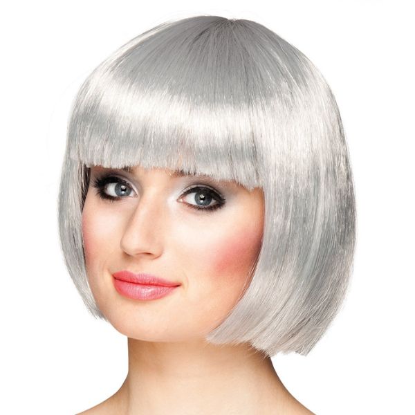 SILVER CABARET WIG - THE ESSENTIAL PARTY ACCESSORY