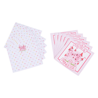 PRINCESS INVITATION CARDS X6 