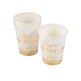 SET OF 6 CARDBOARD CUPS FOR BIRTHDAY 25CL