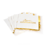 SET 20 SERVIETTES SPECIAL ANNIVERSAIRE EN PAPIER 33x33cm