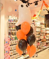 BOUQUET OF 9 LATEX BALLOONS + 1 ALUMINUM BALLOON