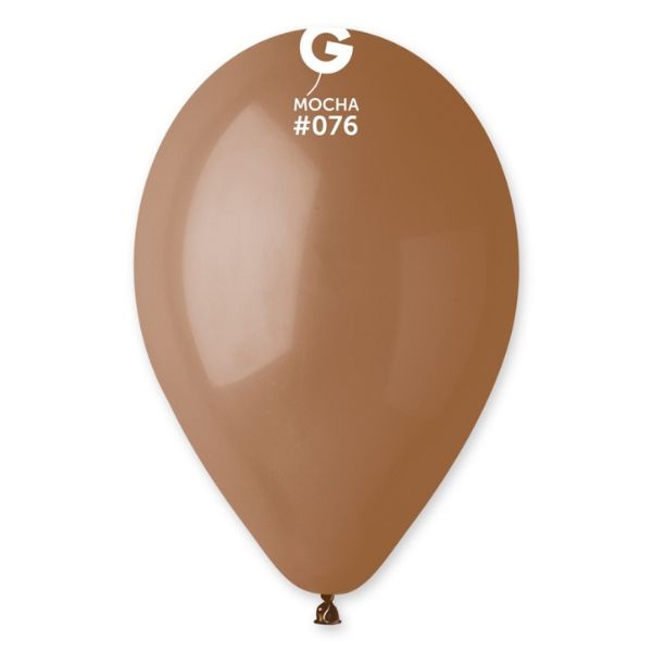 BAGS OF MOCHA COLOR LATEX BALLOONS 28/30CM