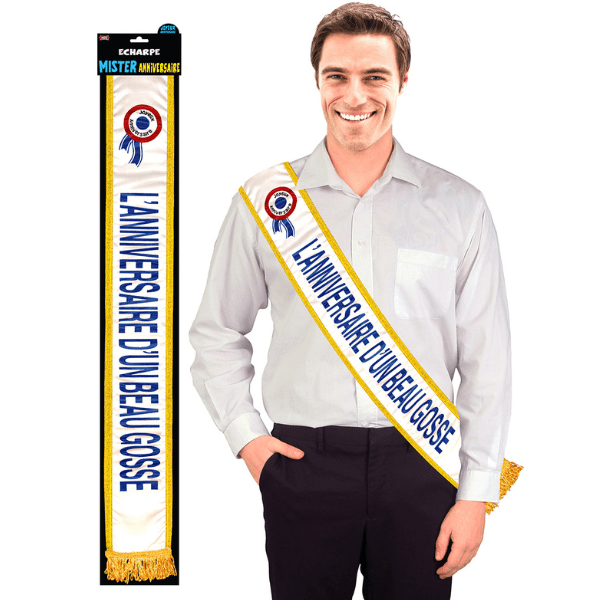 MISTER HAPPY BIRTHDAY SCARF